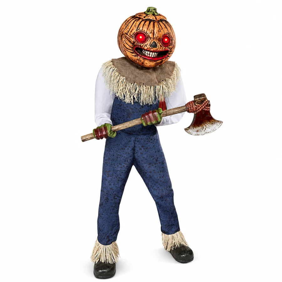 Hollowbrook 7 ft Jack-o'-Lantern, studio packshot on white