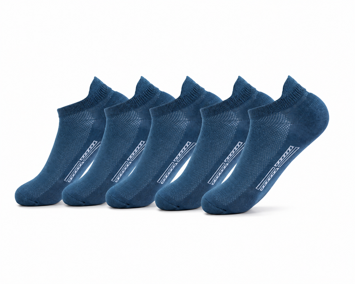 AeroFit™ Lightweight Athletic Socks — 5-Pack