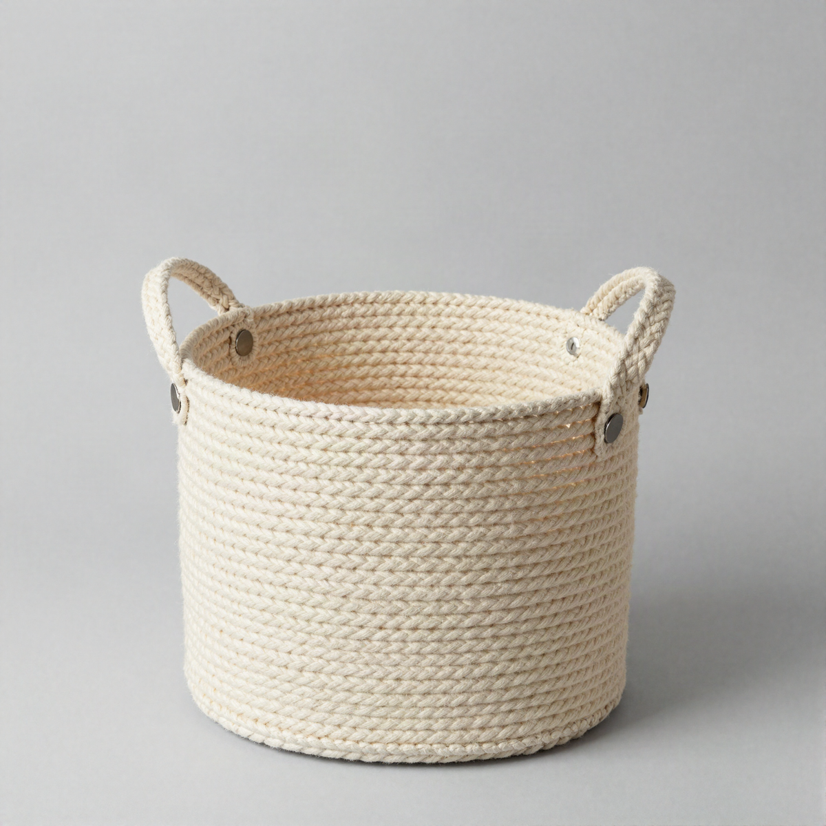 Woven Cotton Rope Storage Basket