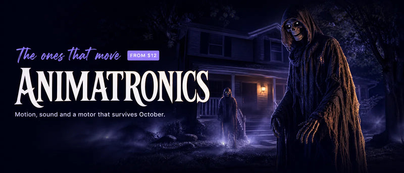 Animatronics: motion, sound and a motor that survives October