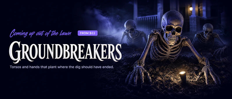 Groundbreakers: torsos and hands that plant where the dig should have ended