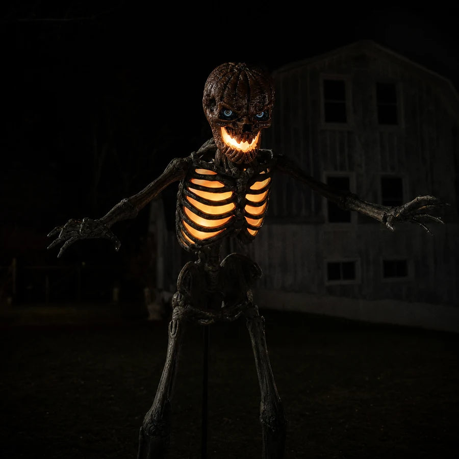 What it looks like at night: the only light on the lawn is the glow coming from inside it
