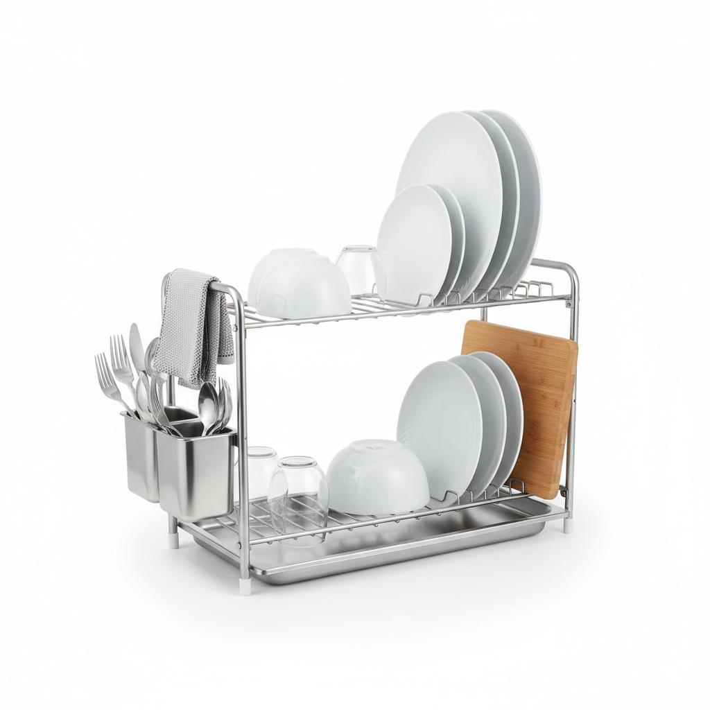 2-Tier Dish Drying Rack