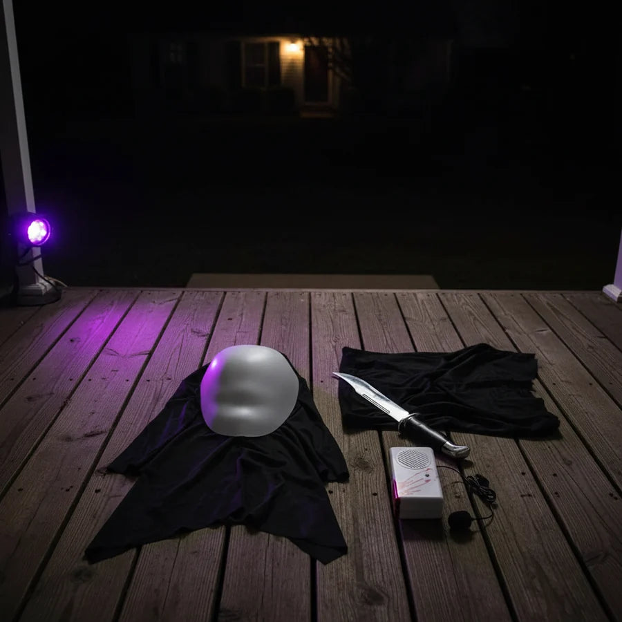 Dreadmoor Figure on a porch at night